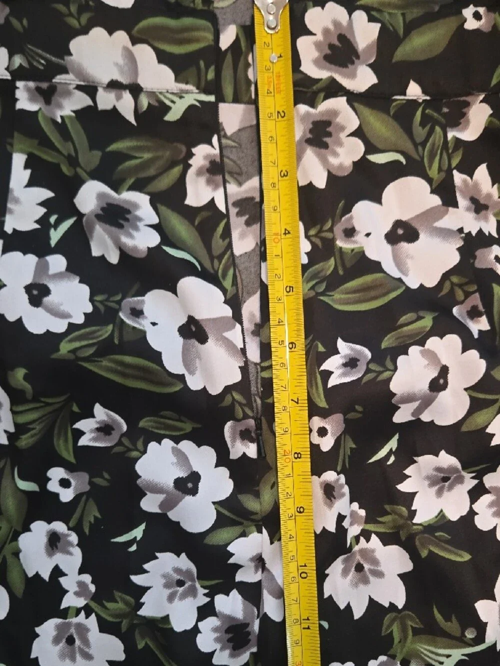 ​Black & White Floral Halter Neck Wide Leg Jumpsuit Dress Casual Chic_097